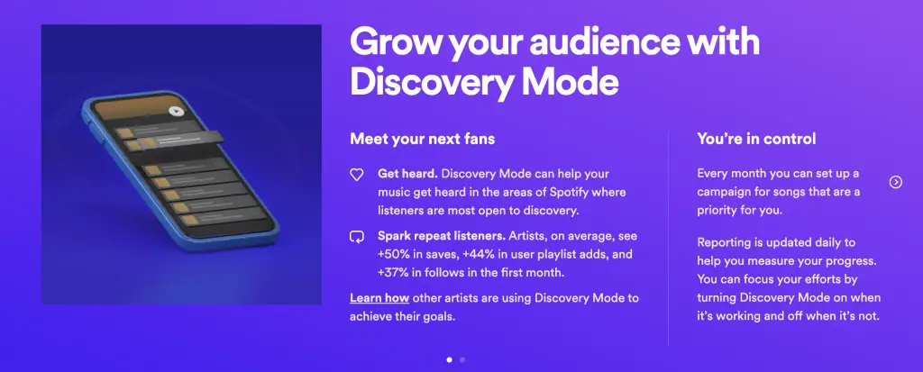 Spotify Discover Mode
